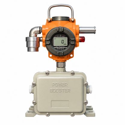 S400-W fixed gas detector + mobile battery
