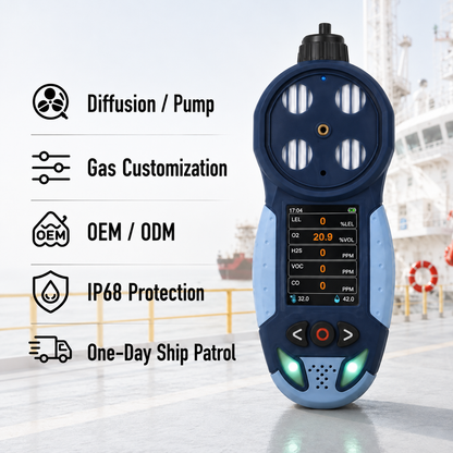 Marine Portable 5 in 1 Gas Detector GSS-GP400