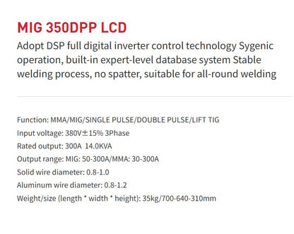 MIG 350DPP LCD
